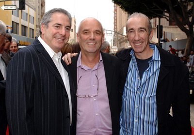 Gary Barber, Roger Birnbaum and Martin Campbell at event of The Legend of Zorro (2005)