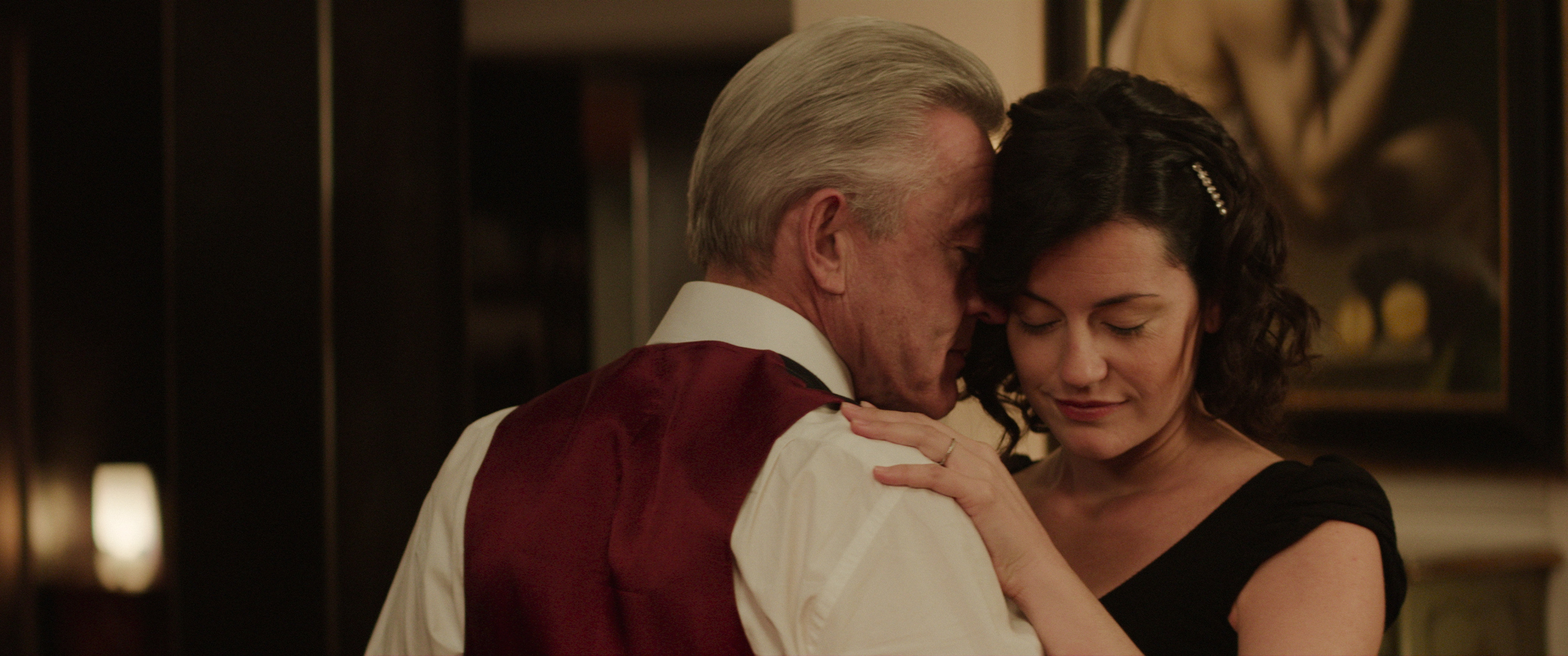 Maria Ruiz and Nigel Barber on a scene of Another Love