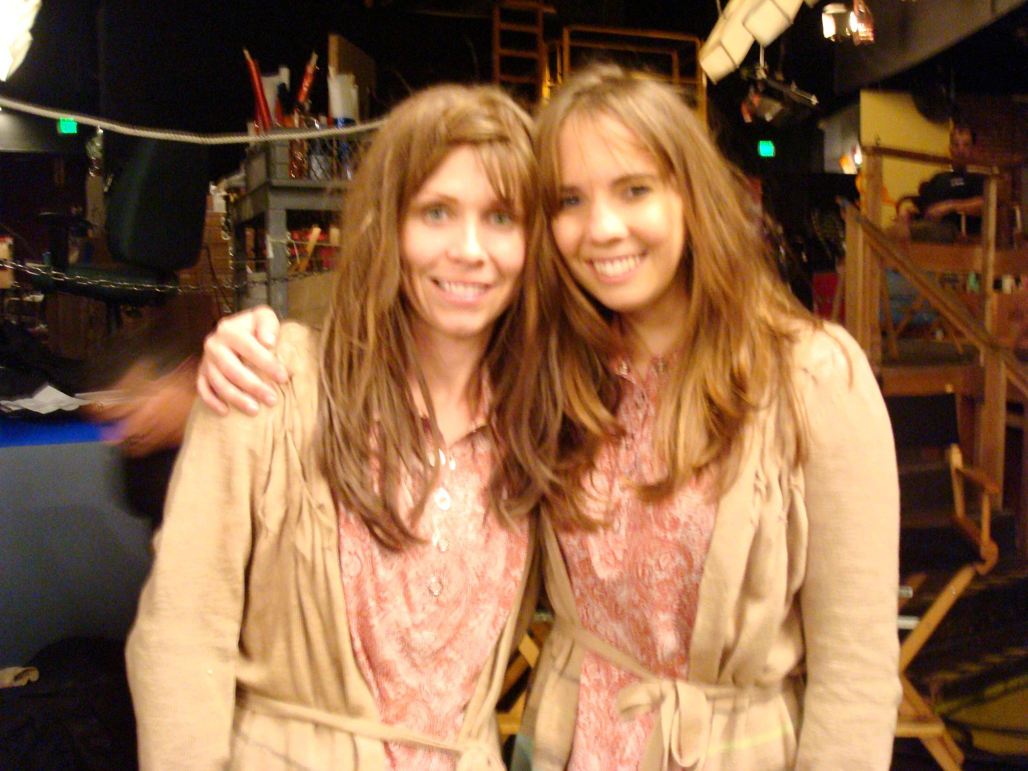 Melissa Barker and Danielle Morrow on iCarly