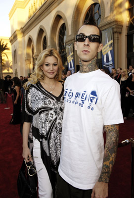 Travis Barker and Shanna Moakler at event of 2005 American Music Awards (2005)