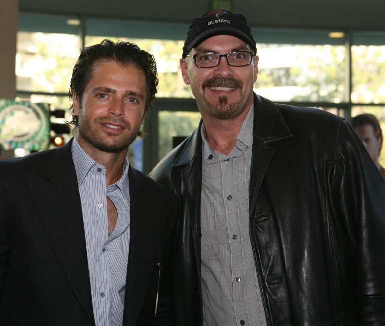 David Charvet and J.J. Barmettler at Beach Kings premiere Manhattan Beach, CA.