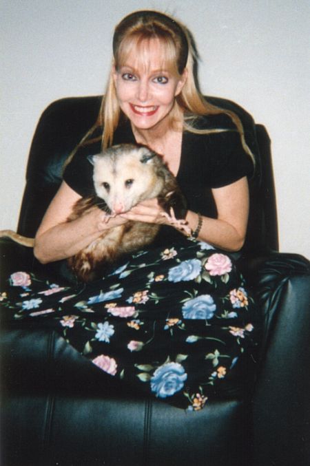 Cyb Barnstable with pet possum 