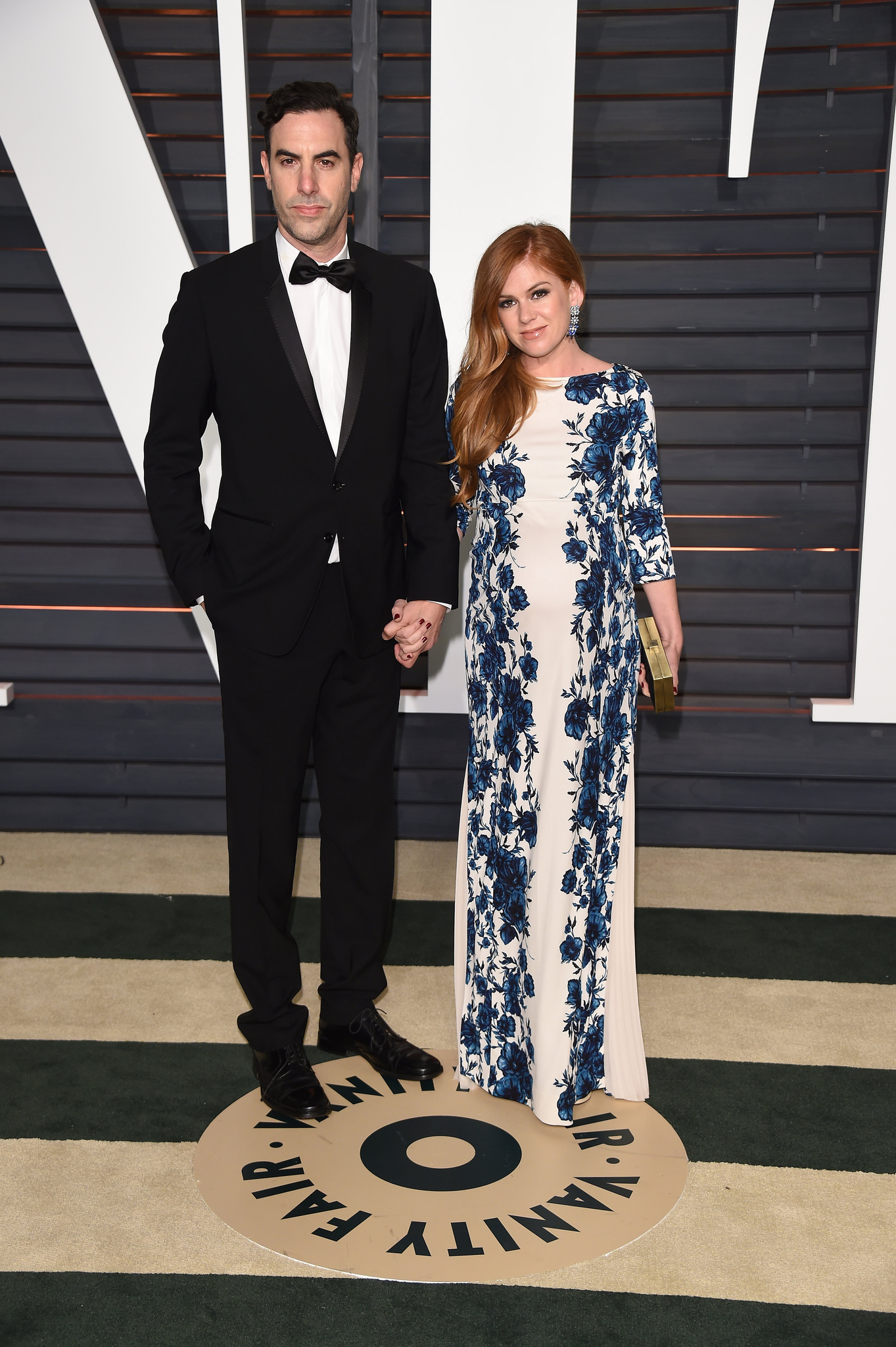 Sacha Baron Cohen and Isla Fisher at event of The Oscars (2015)
