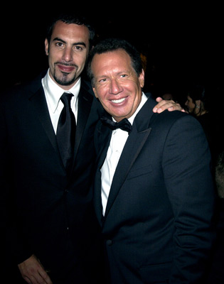 Sacha Baron Cohen and Garry Shandling