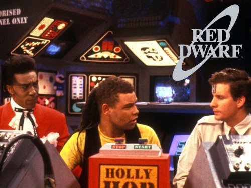 Chris Barrie, Craig Charles and Danny John-Jules in Red Dwarf (1988)