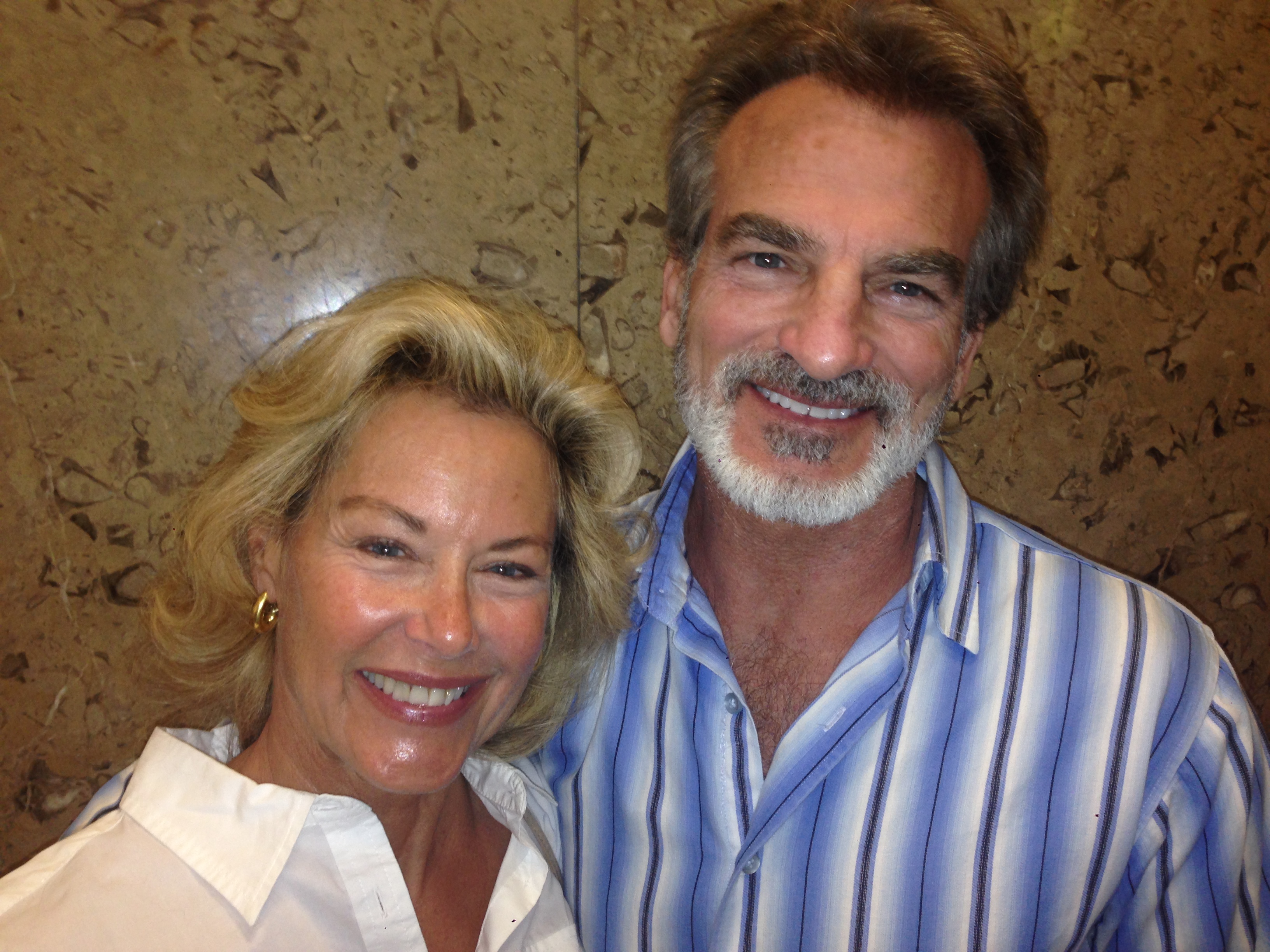 With Wife Actress Susanne Reed 2014