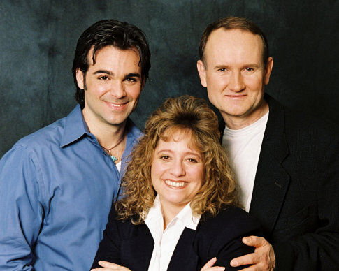Associate Producer Ferrell Barron (left), Producer Michelle Pappalardo-Robinson (center) and Director Francis Gelbas (right)