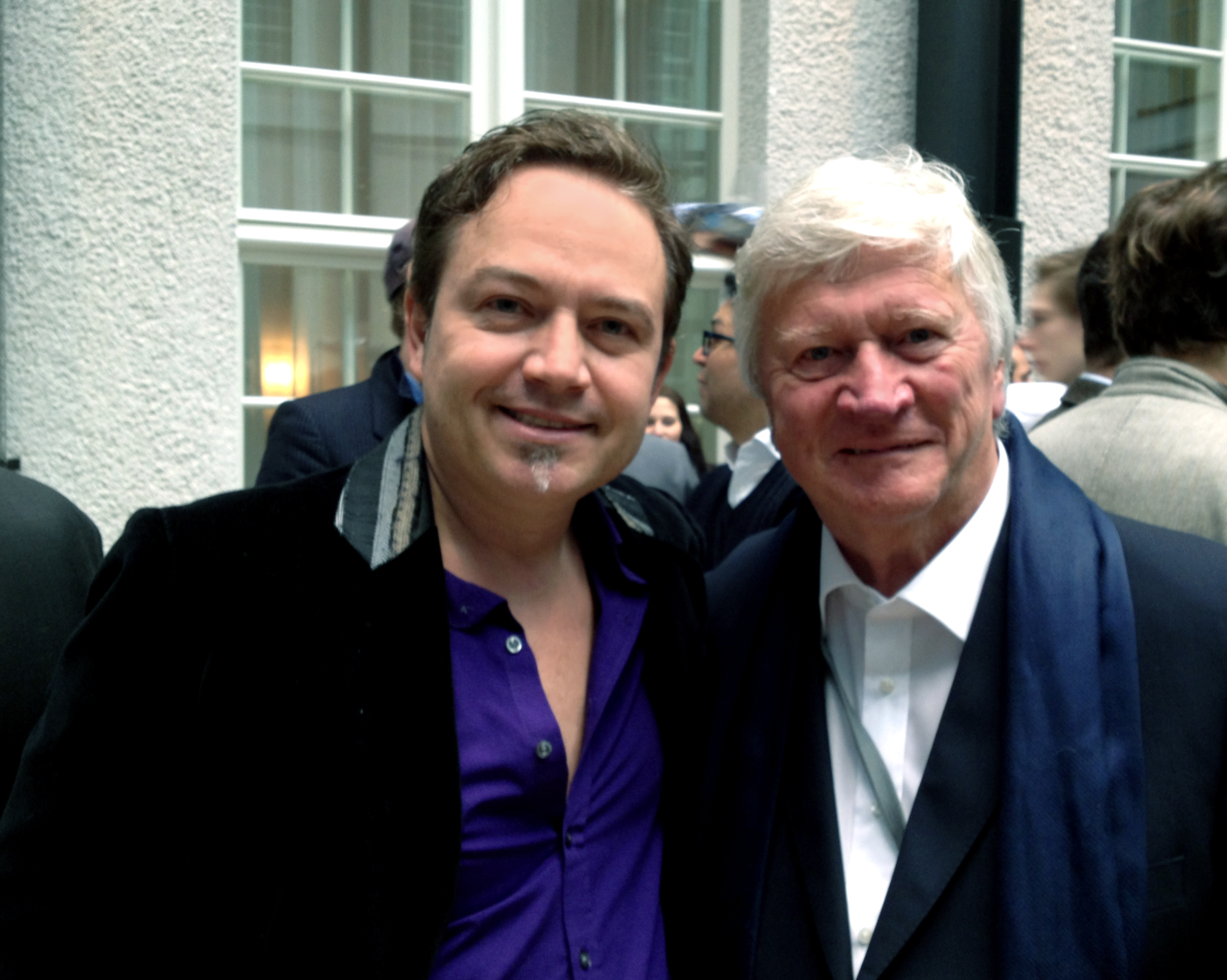 Marcel Barsotti and Eberhard Junkersdorf (Die Belchtrommel) at Berlinale 2013