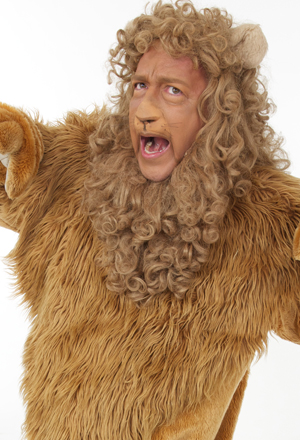 James in his hilarious award winning performance as the Cowardly Lion in Not the Wizard Of OZ XXX