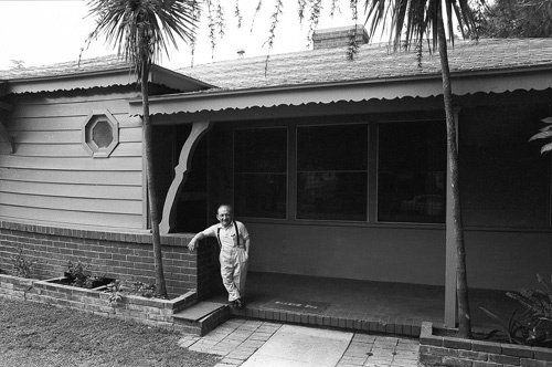 Billy Barty at home in Van Nuys, California