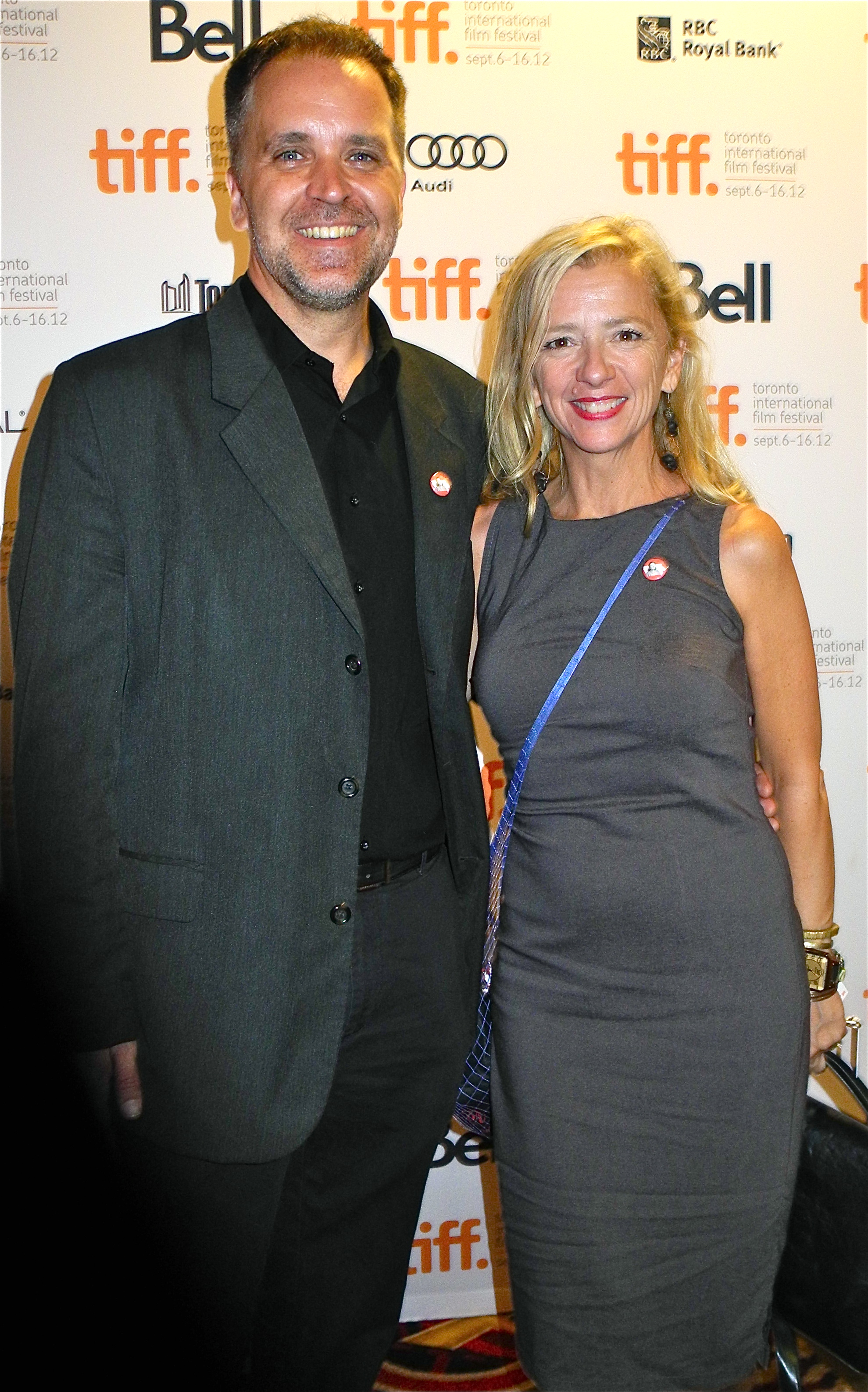with Michael Oosterom at the Toronto Int'l Film Fest for Janeane From Des Moines