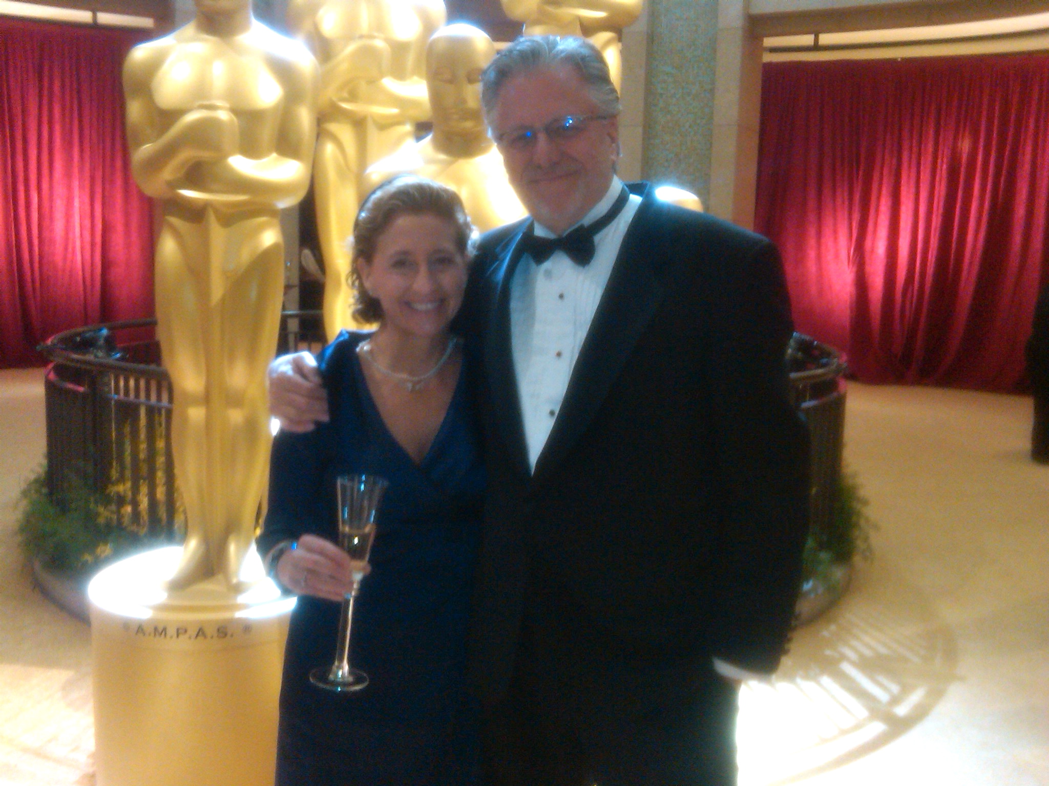 Lynn Sullivan, Geof Bartz at the 2011 Academy Awards