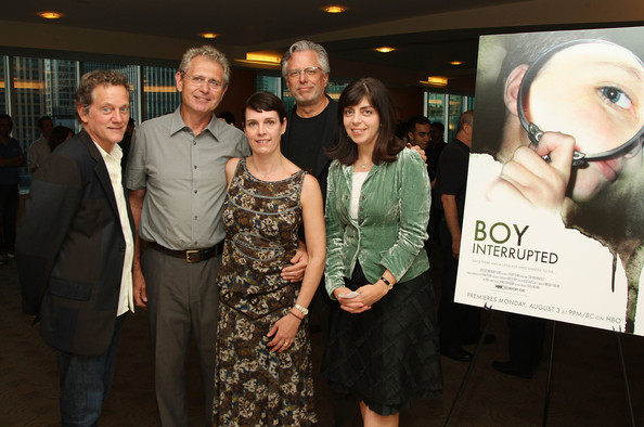 Michael Bacon, Hart and Dana Perry, Geof Bartz, and Nancy Abraham at HBO screening of 