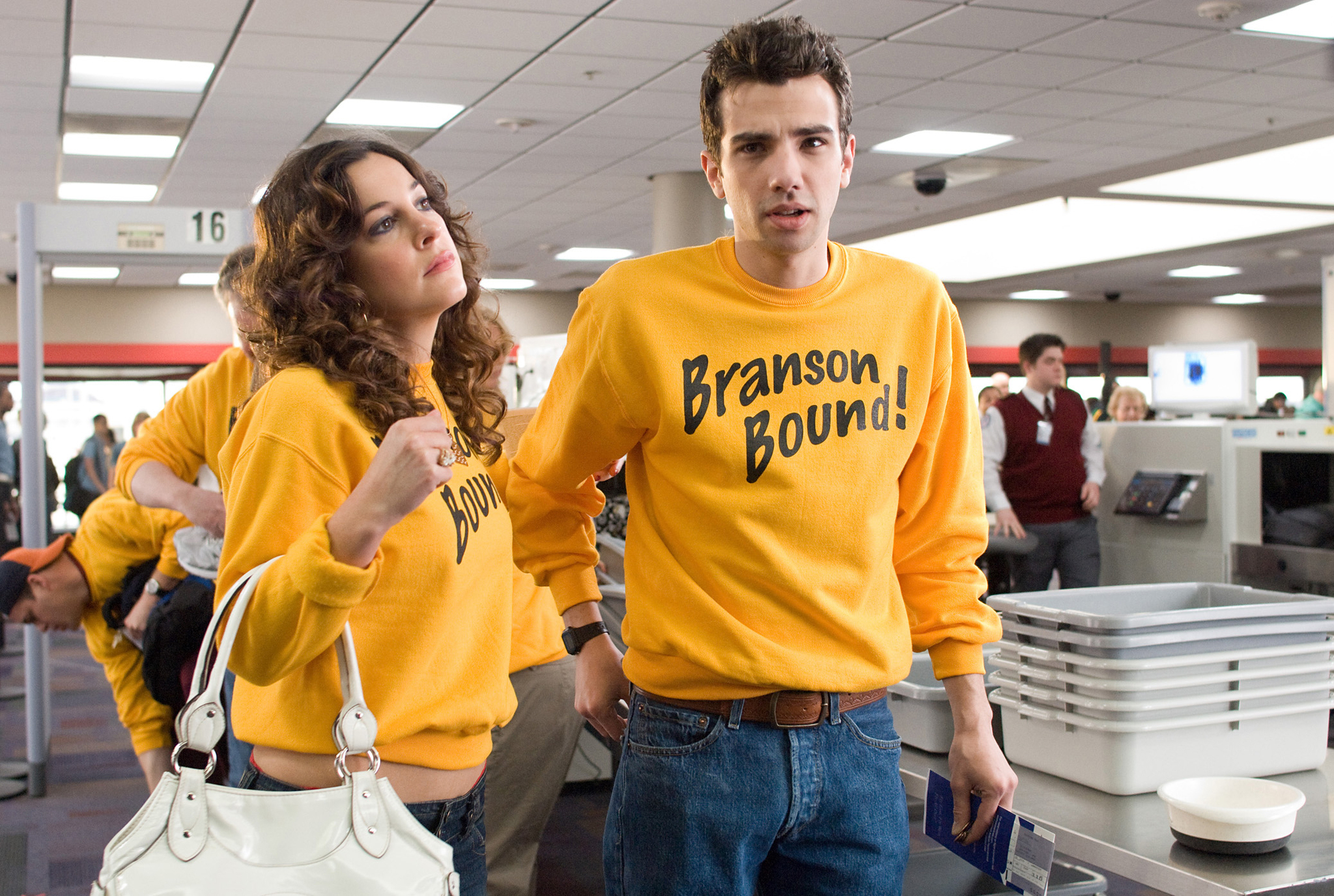 Still of Lindsay Sloane and Jay Baruchel in She's Out of My League (2010)