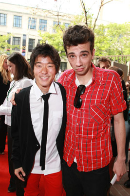 Jay Baruchel and Aaron Yoo at event of Nick and Norah's Infinite Playlist (2008)