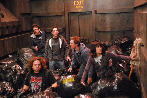 Jay Baruchel, Kristen Bell, Dan Fogler, Chris Marquette and Kyle Newman in Fanboys (2009)