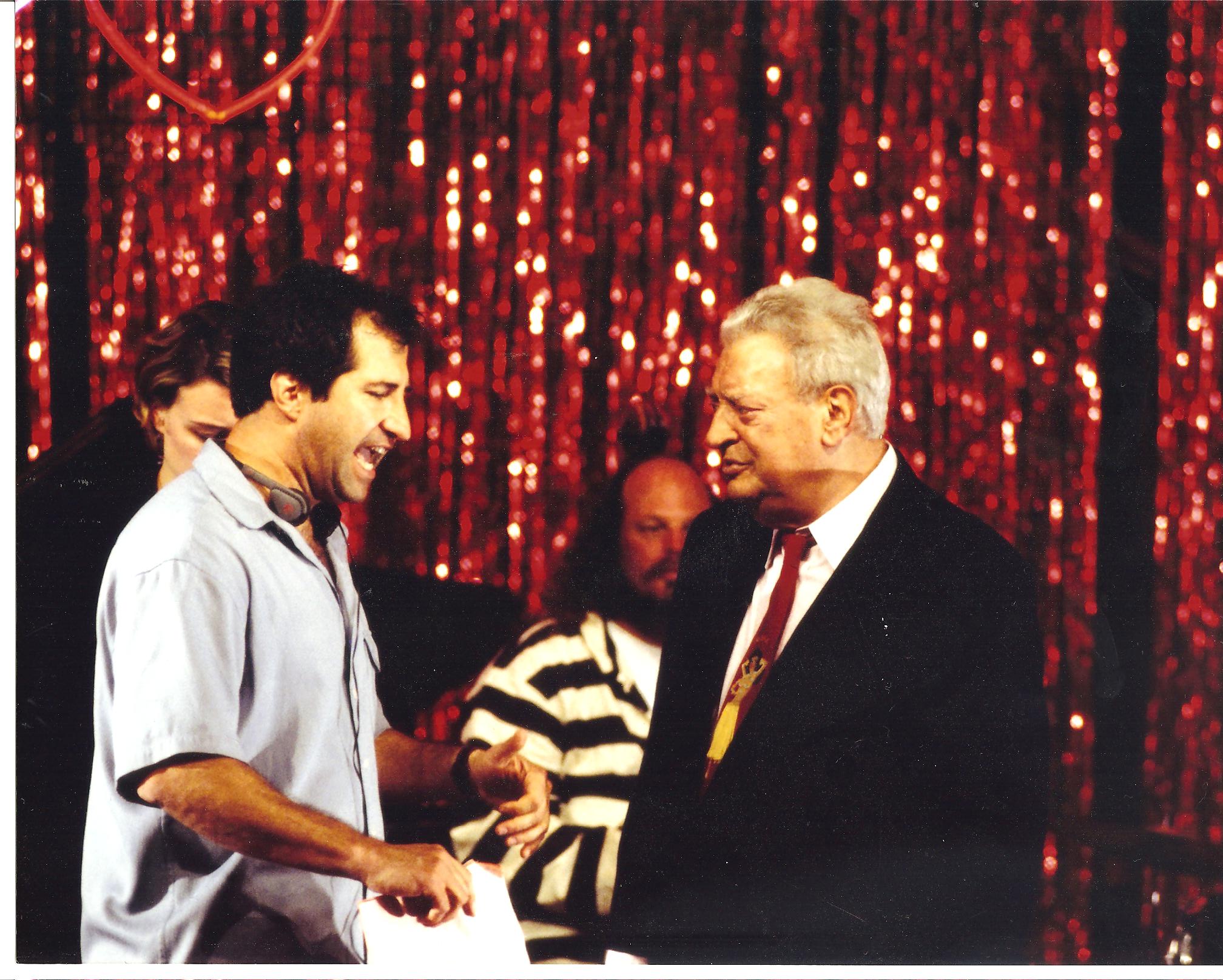 Harry Basil directing Rodney Dangerfield in Back By Midnigh