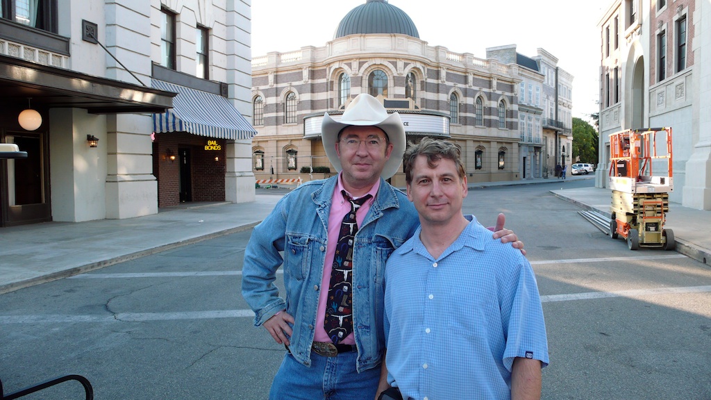 Hanging around Paramount with Barry.