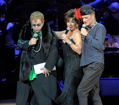 Sting, Elton John and Shirley Bassey