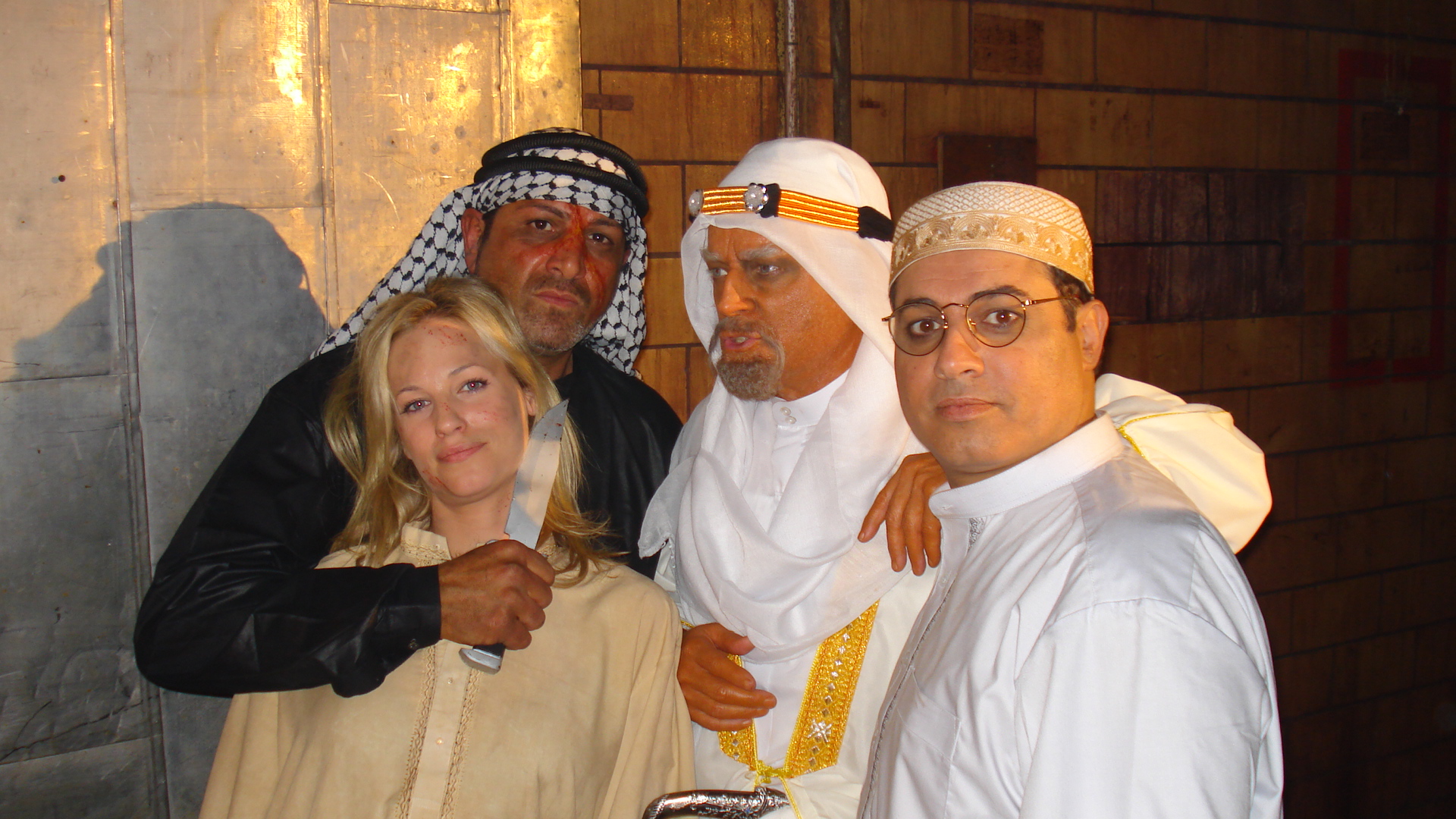 From Left Kristi Clainos, Anthony Batarse, Brad Dourif and Joey Naber In a new dark comedy set for release in 2008
