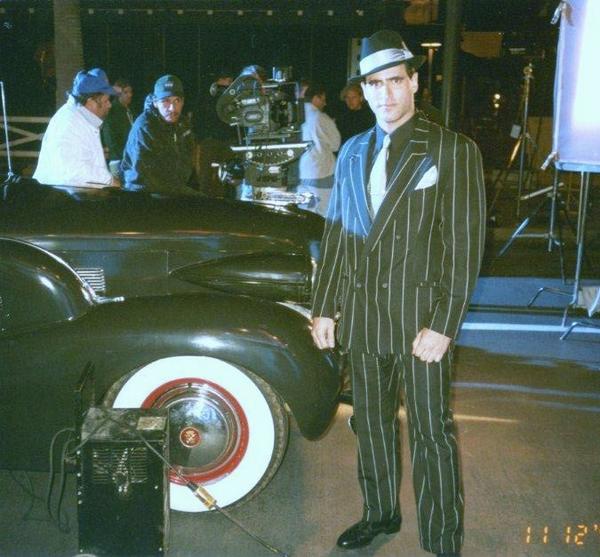 Sam on the set of a national commercial for Disney's MGM Studios in Orlando Florida (1997)