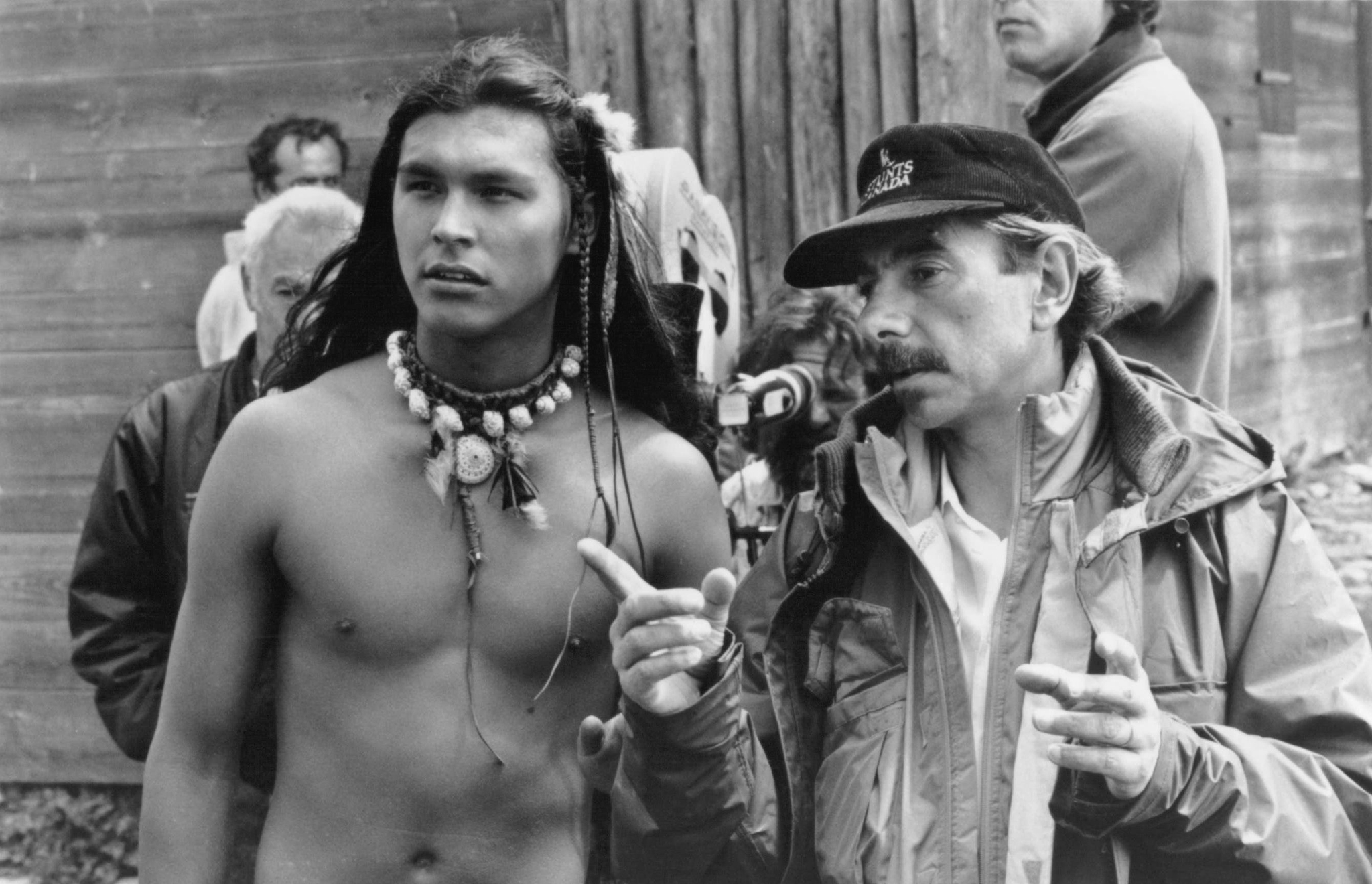 Still of Adam Beach and Sheldon Peters Wolfchild in Squanto: A Warrior's Tale (1994)