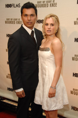 Anna Paquin and Adam Beach at event of Bury My Heart at Wounded Knee (2007)