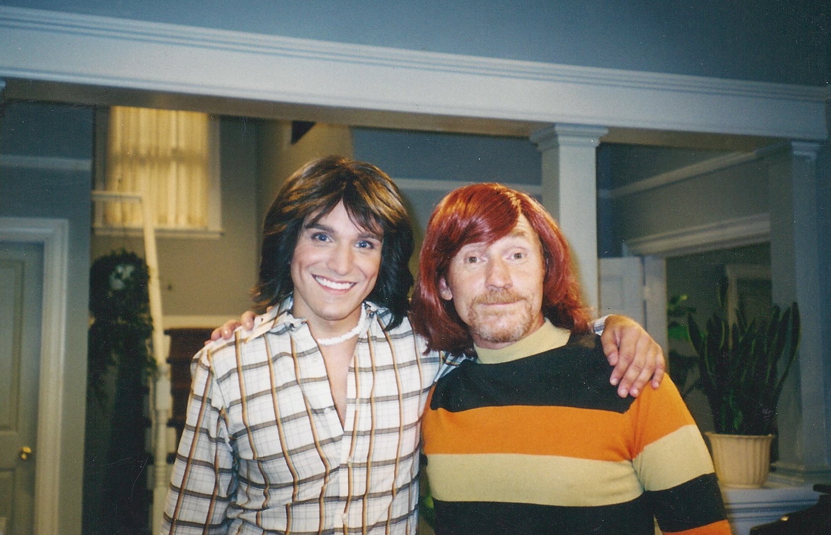 Playing Keith Partridge in The Partridge Family with Danny Bonaduce on the set of NBC's 