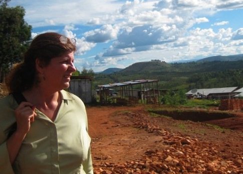 Malaika Lynn Beaudin in Gitega, Burundi