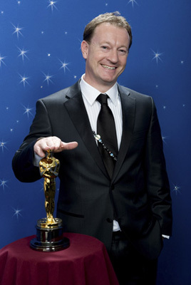 Oscar® Winner Simon Beaufoy backstage during the live ABC Telecast of the 81st Annual Academy Awards® from the Kodak Theatre, in Hollywood, CA Sunday, February 22, 2009.
