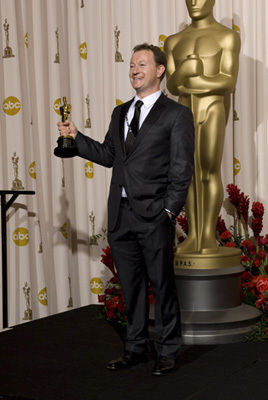 Academy Award®-winner Simon Beaufoy backstage at the 81st Academy Awards® are presented live on the ABC Television network from The Kodak Theatre in Hollywood, CA, Sunday, February 22, 2009.