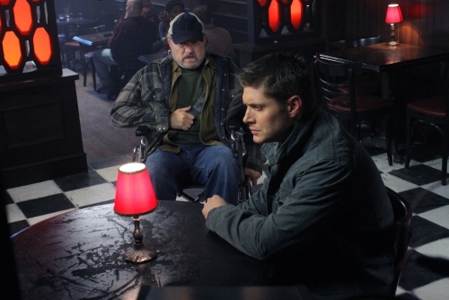 Still of Jensen Ackles and Jim Beaver in Supernatural (2005)