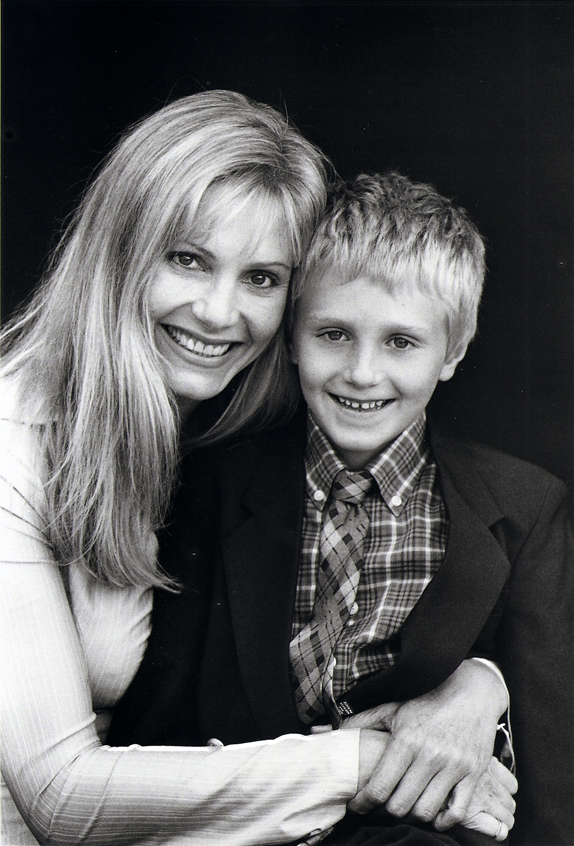 Gretchen Becker and son Dylan Becker.