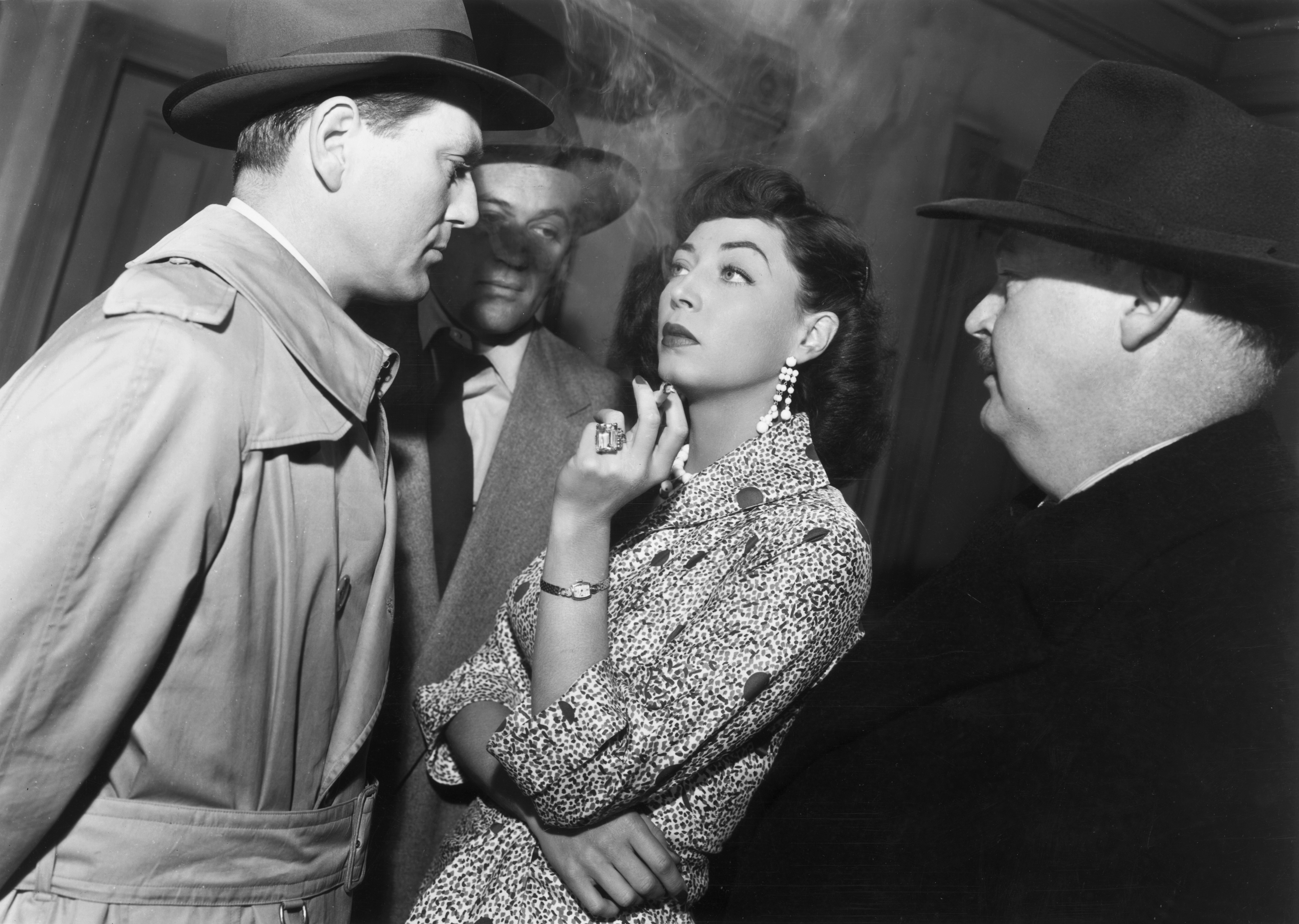 Still of Don Beddoe, Charles McGraw and Marie Windsor in The Narrow Margin (1952)