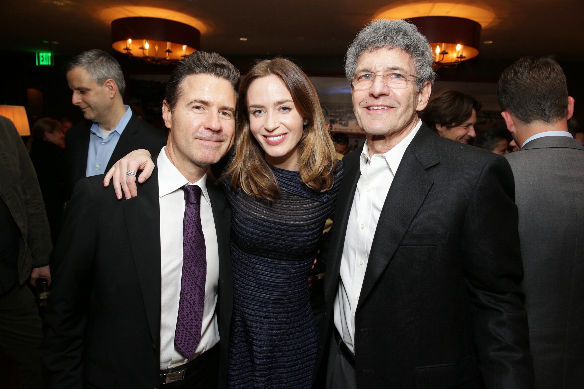 Dion Beebe, Alan Horn and Emily Blunt at event of Into the Woods (2014)