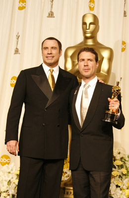 John Travolta and Dion Beebe at event of The 78th Annual Academy Awards (2006)