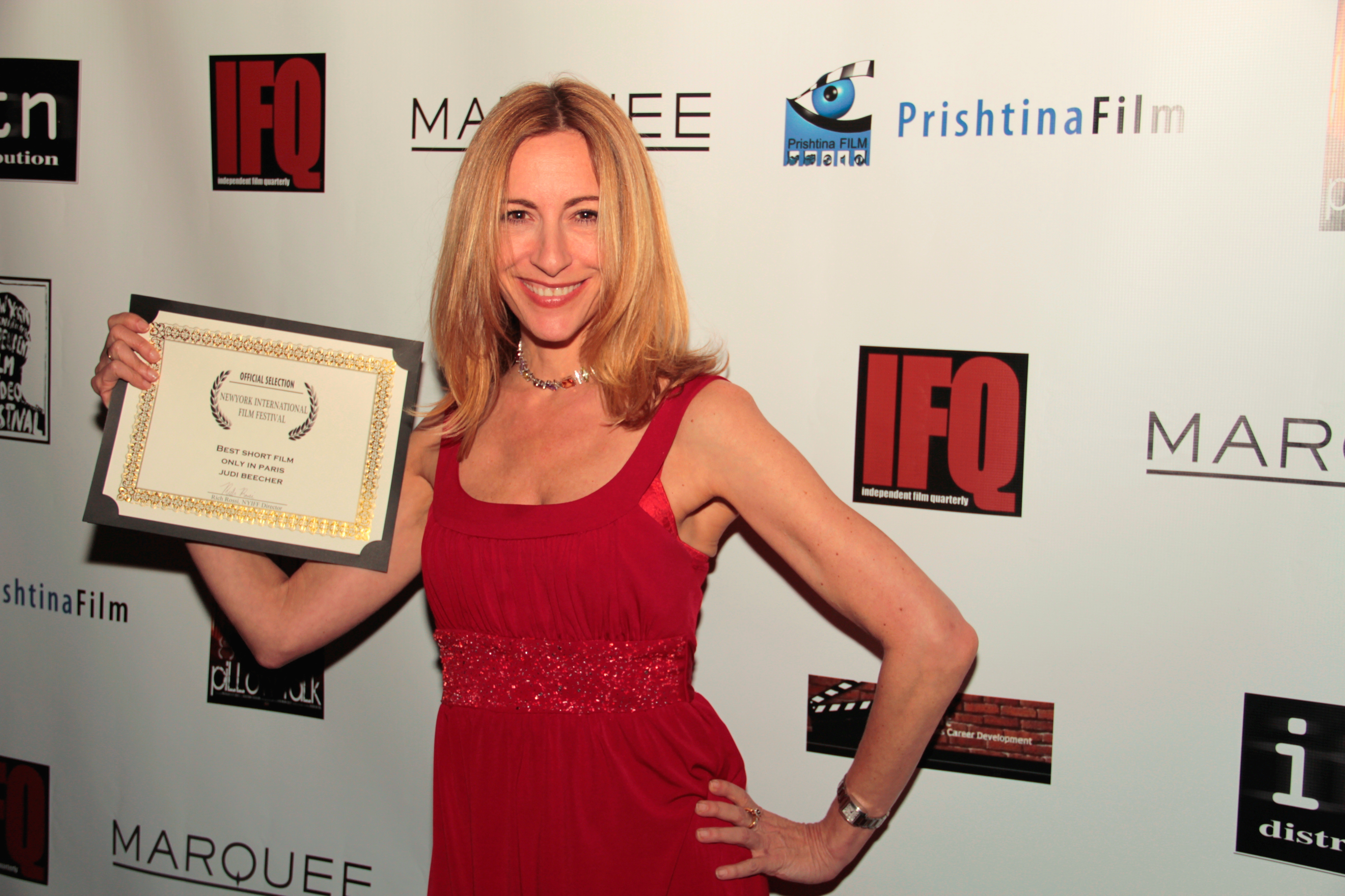 Winner Best Actress NY Independent Film Festival