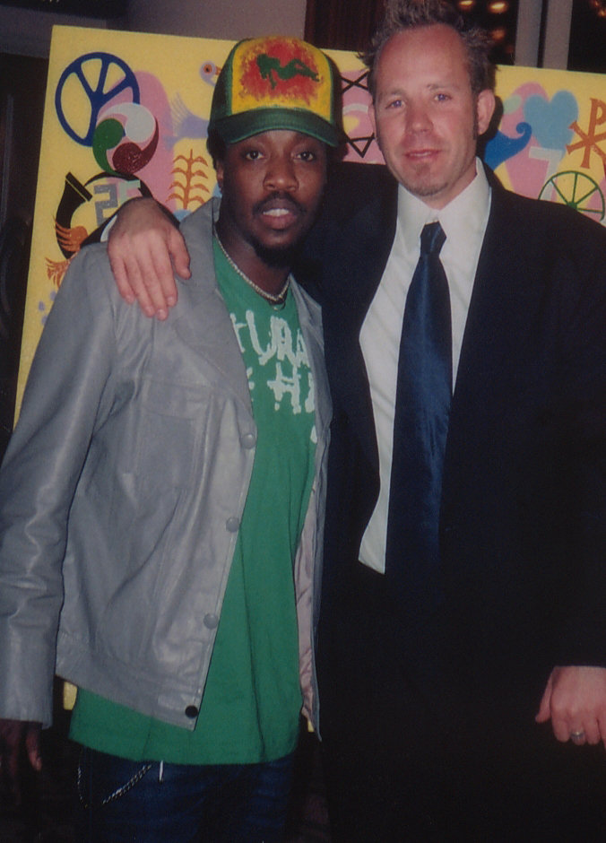 Stefan Beese and Anthony Hamilton at the 11th Annual Diversity Awards. Photo Date 11.23.2003