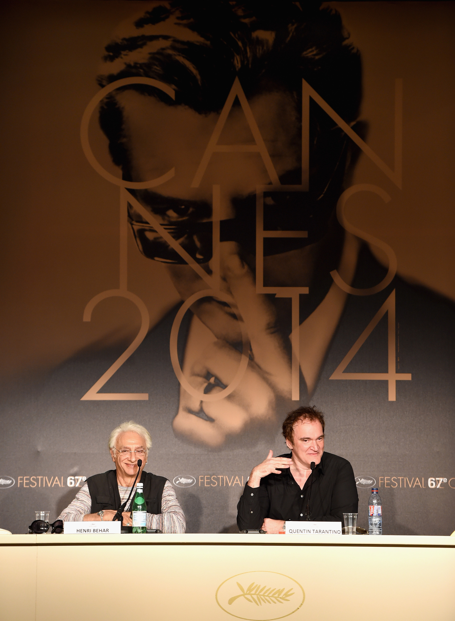 Quentin Tarantino and Henri Behar