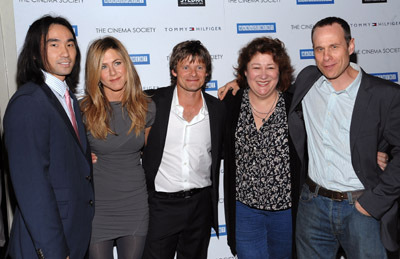 Jennifer Aniston, Steve Zahn, Stephen Belber, Margo Martindale and James Hiroyuki Liao at event of Management (2008)