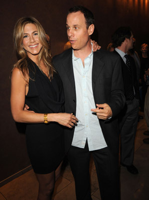 Jennifer Aniston and Stephen Belber at event of Management (2008)