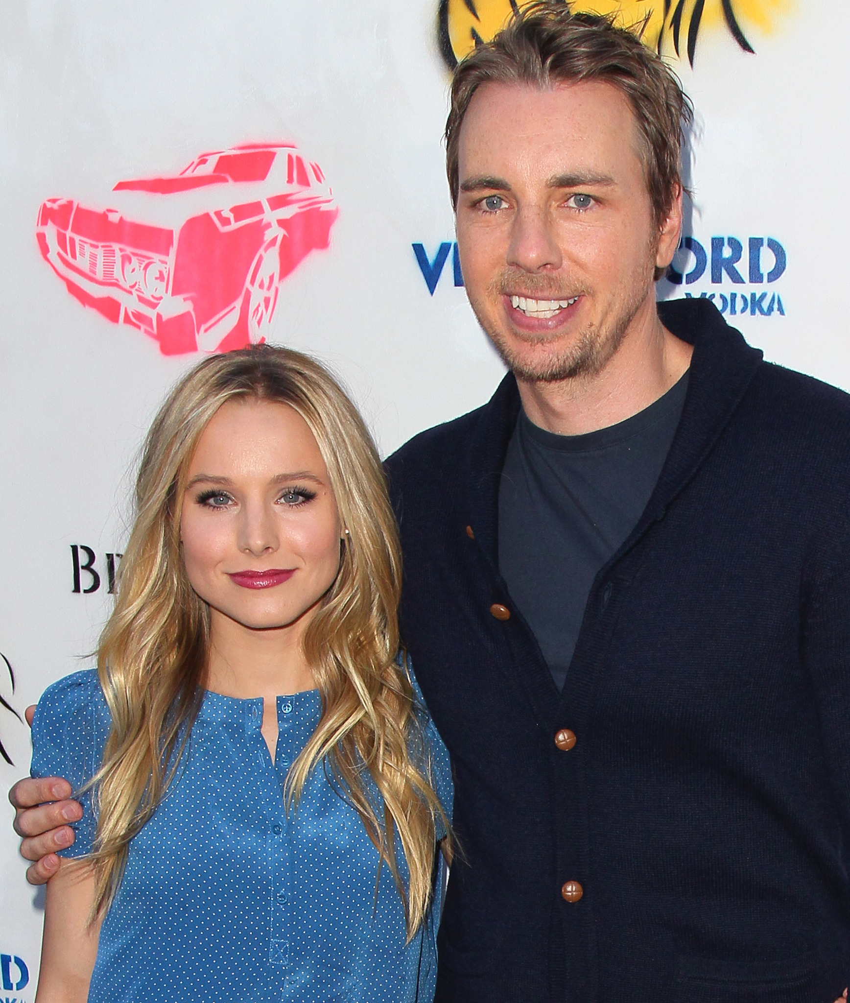Kristen Bell and Dax Shepard at event of Hit and Run (2012)