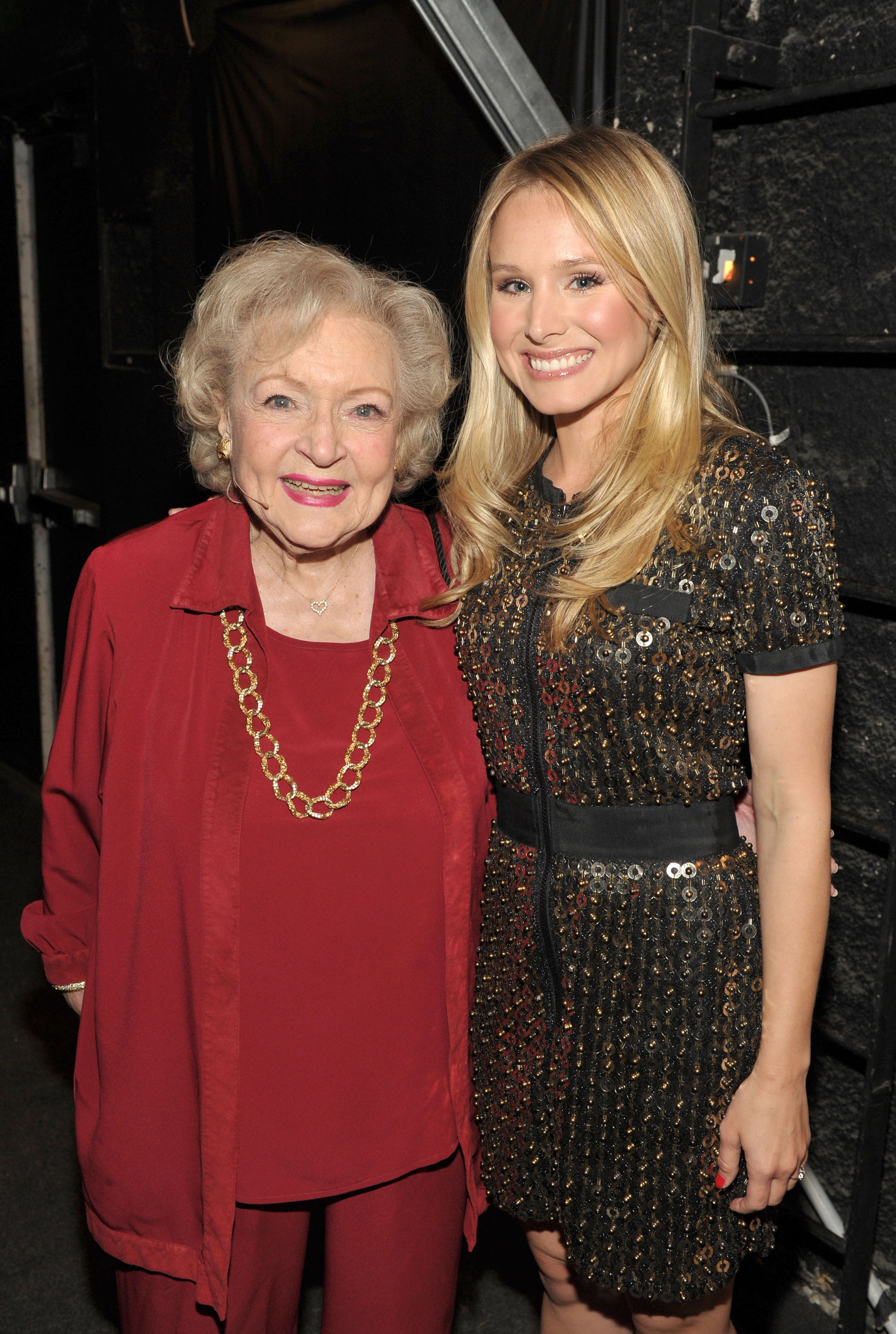 Kristen Bell and Betty White