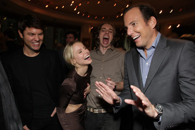 Will Arnett, Kristen Bell, Mark Steven Johnson and Dax Shepard at event of When in Rome (2010)