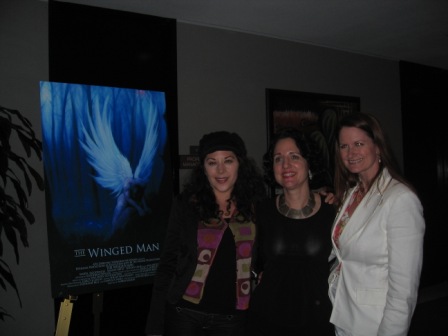 Camillia Monet (L), Marya Mazor (C),and Stephanie Bell (R) at the premiere of 