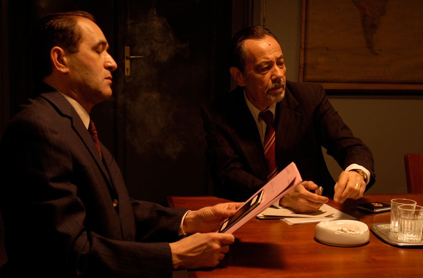 Still of Gyula Benedek and Péter Kertész in Joy Division (2006)