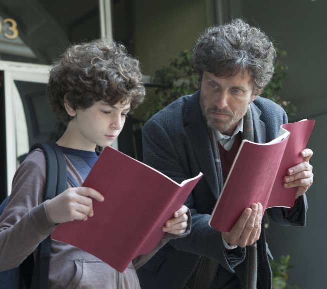 Still of Rob Benedict and David Mazouz in Touch (2012)