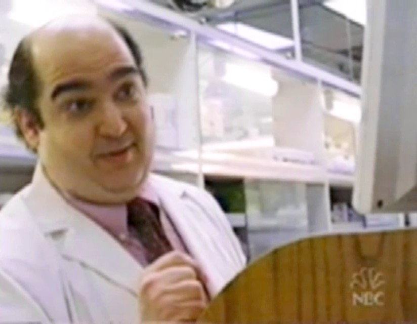 Mike Benitez as Pharmacist Dale Berck on NBC's Law & Order.