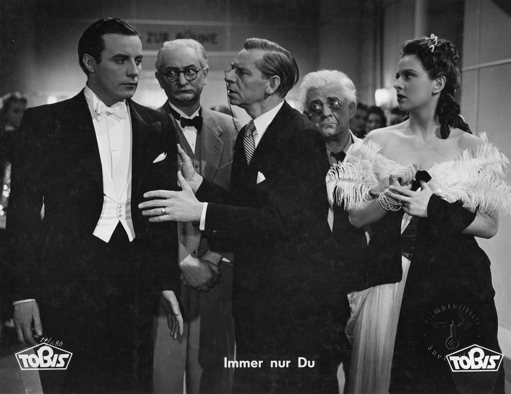 Still of Fita Benkhoff, Johannes Heesters and Paul Henckels in Immer nur-Du! (1941)