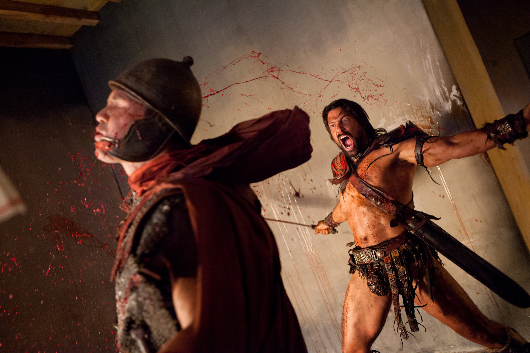 Still of Manu Bennett in Spartacus: Blood and Sand (2010)